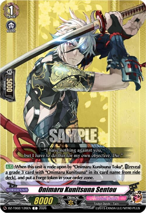 Image for Onimaru Kunitsuna Sentou (DZ-TB02/126EN) - Cardfight Vanguard