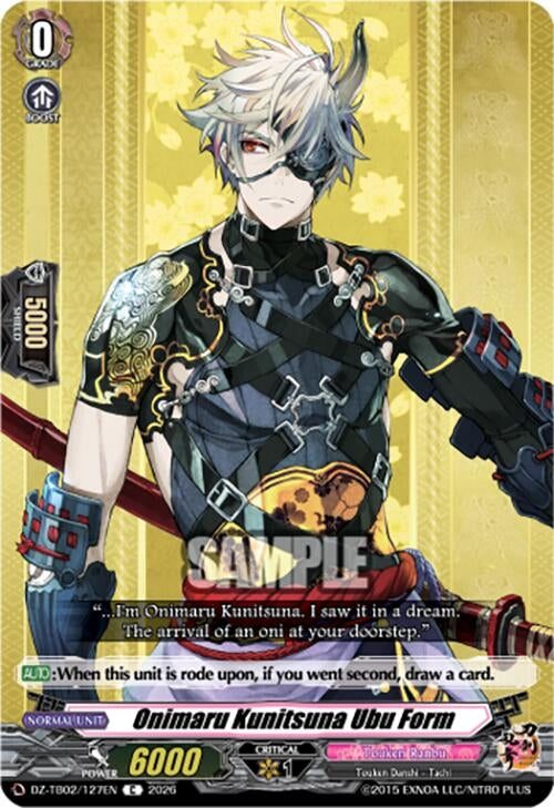 Image for Onimaru Kunitsuna Ubu Form (DZ-TB02/127EN) - Cardfight Vanguard