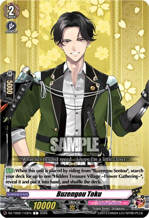 Image for Buzengou Toku (DZ-TB02/143EN) - Cardfight Vanguard