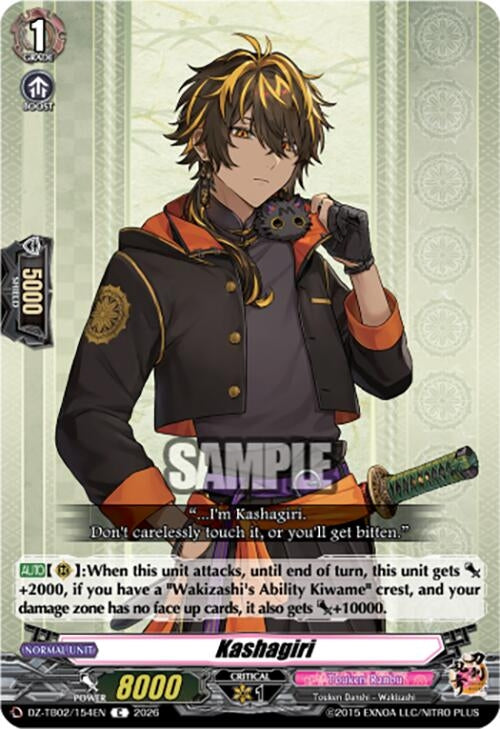 Image for Kashagiri (DZ-TB02/154EN) - Cardfight Vanguard