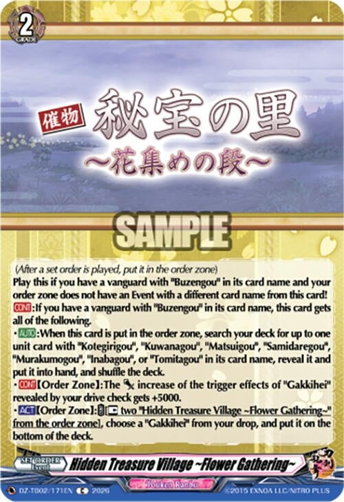 Image for Hidden Treasure Village ~Flower Gathering~ (DZ-TB02/171EN) - Cardfight Vanguard