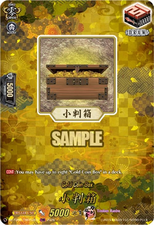 Image for Gold Coin Box (TRR) (DZ-TB02/TRR153EN) - Cardfight Vanguard