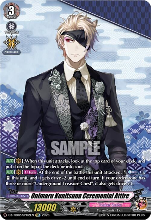 Image for Onimaru Kunitsuna Ceremonial Attire (SP) (DZ-TB02/SP02EN) - Cardfight Vanguard