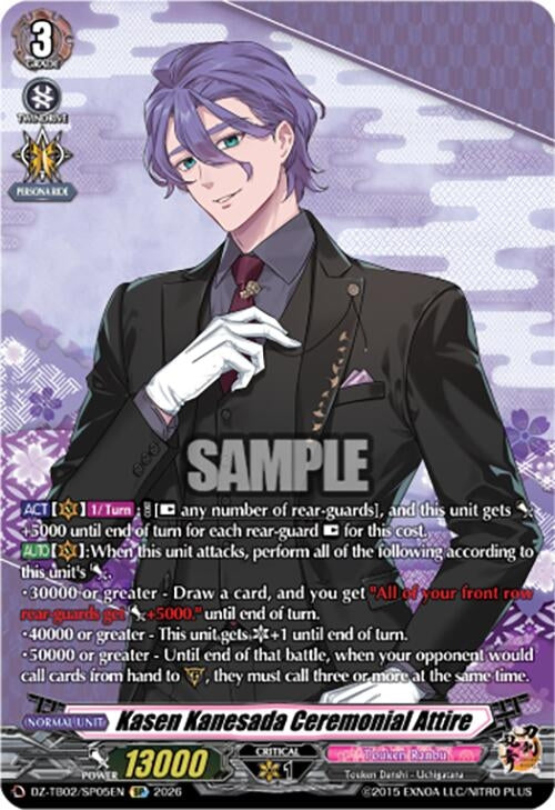 Image for Kasen Kanesada Ceremonial Attire (SP) (DZ-TB02/SP05EN) - Cardfight Vanguard