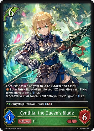 Cynthia, the Queen's Blade (SDD01-002EN)