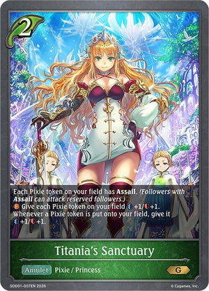 Titania's Sanctuary (SDD01-007EN)