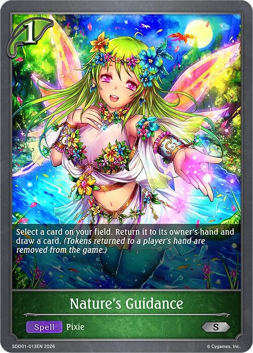 Image for Nature's Guidance (SDD01-013EN) - Shadowverse: Evolve