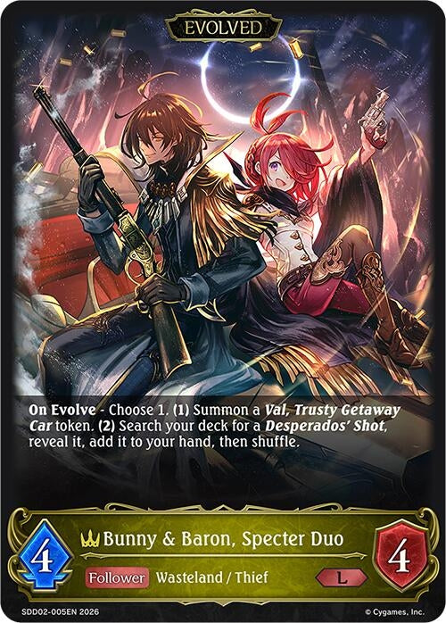 Image for Bunny & Baron, Specter Duo (Evolved) (SDD02-005EN) - Shadowverse: Evolve