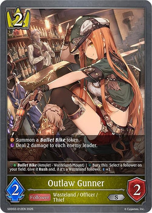 Outlaw Gunner (SDD02-012EN)