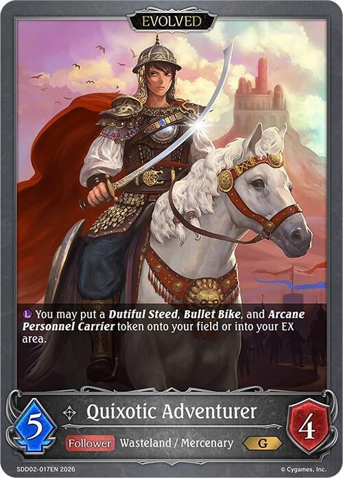Image for Quixotic Adventurer (Evolved) (SDD02-017EN) - Shadowverse: Evolve