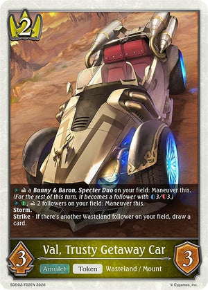 Val, Trusty Getaway Car (SDD02-T02EN)