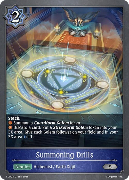 Image for Summoning Drills (SDD03-015EN) - Shadowverse: Evolve