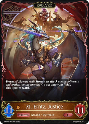 XI. Erntz, Justice (Evolved) (SDD04-003EN)