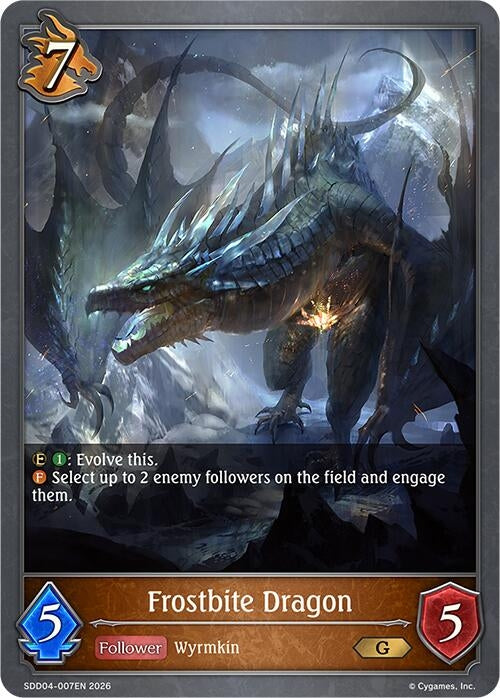 Image for Frostbite Dragon (SDD04-007EN) - Shadowverse: Evolve