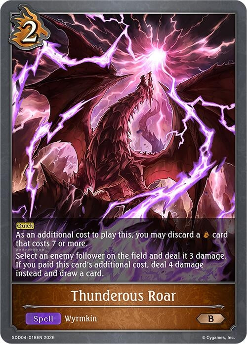 Image for Thunderous Roar (SDD04-018EN) - Shadowverse: Evolve