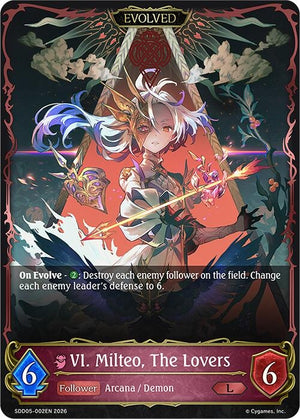 VI. Milteo, The Lovers (Evolved) (SDD05-002EN)