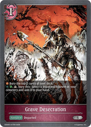 Grave Desecration (SDD05-017EN)