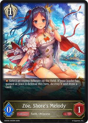 Zoe, Shore's Melody (SDD06-003EN)