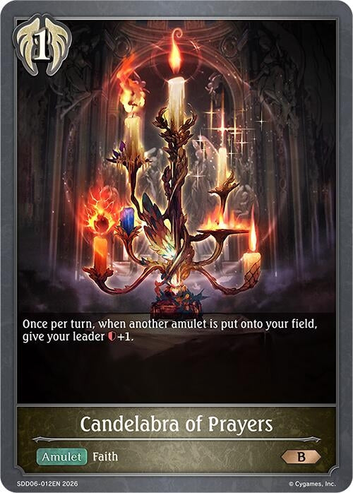 Image for Candelabra of Prayers (SDD06-012EN) - Shadowverse: Evolve