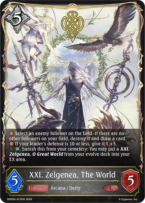 XXI. Zelgenea, The World (SDD06-015EN)