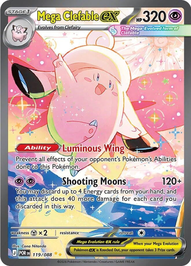 Mega Clefable ex (119/088)