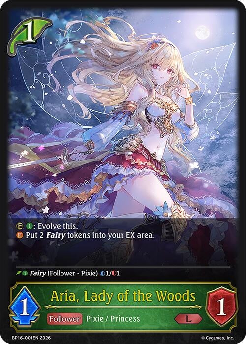 Image for Aria, Lady of the Woods (BP16-001EN) - Shadowverse: Evolve