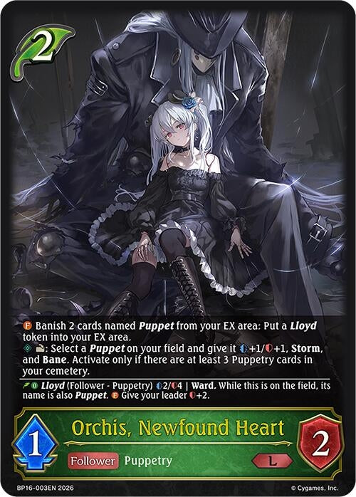 Image for Orchis, Newfound Heart (BP16-003EN) - Shadowverse: Evolve