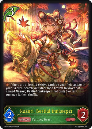 Nazuri, Bestial Innkeeper (BP16-004EN)