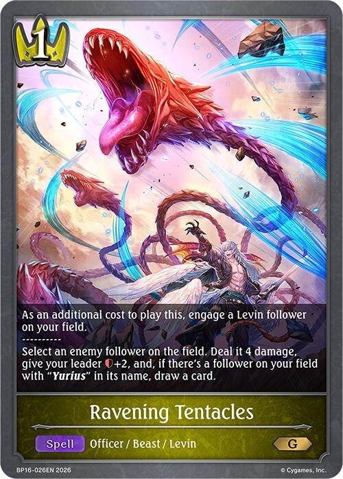Image for Ravening Tentacles (BP16-026EN) - Shadowverse: Evolve