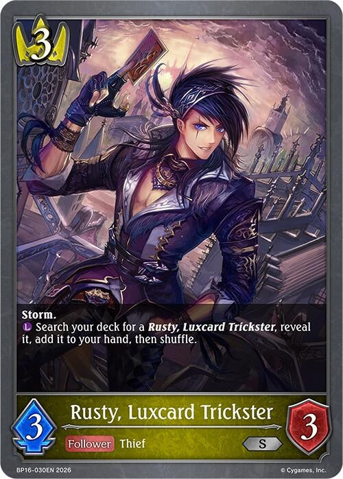 Image for Rusty, Luxcard Trickster (BP16-030EN) - Shadowverse: Evolve