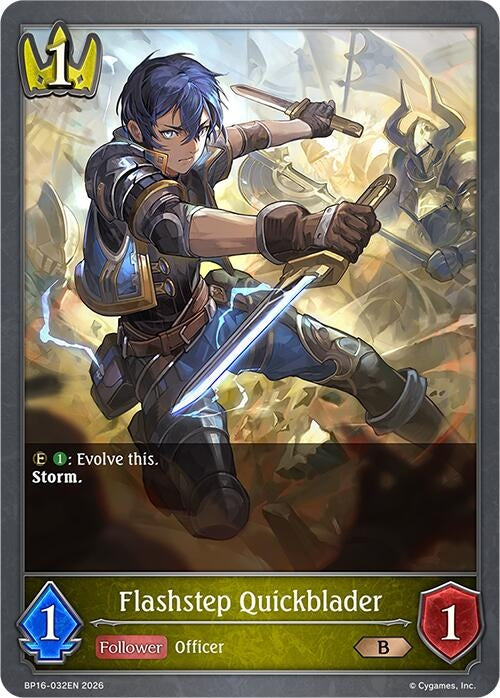 Image for Flashstep Quickblader (BP16-032EN) - Shadowverse: Evolve