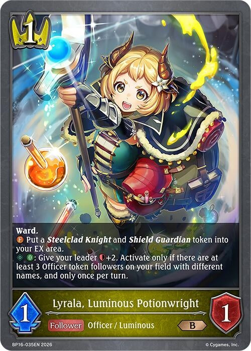 Image for Lyrala, Luminous Potionwright (BP16-035EN) - Shadowverse: Evolve