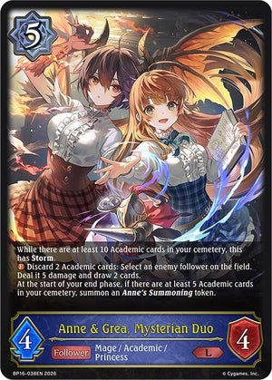 Anne & Grea, Mysterian Duo (BP16-038EN)