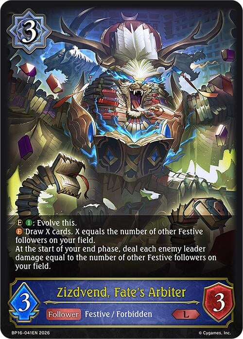 Image for Zizdvend, Fate's Arbiter (BP16-041EN) - Shadowverse: Evolve