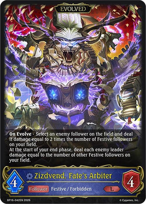 Zizdvend, Fate's Arbiter (Evolved) (BP16-042EN)
