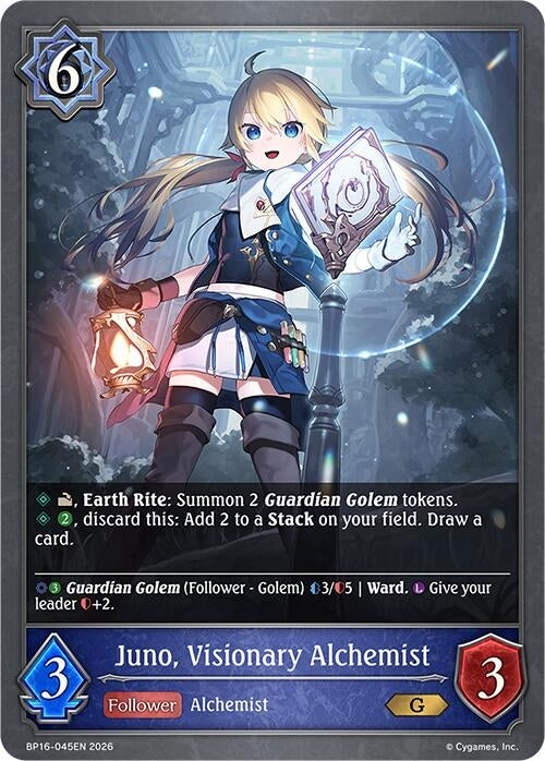 Image for Juno, Visionary Alchemist (BP16-045EN) - Shadowverse: Evolve