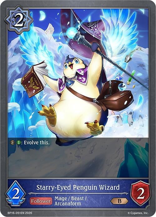 Image for Starry-Eyed Penguin Wizard (BP16-051EN) - Shadowverse: Evolve