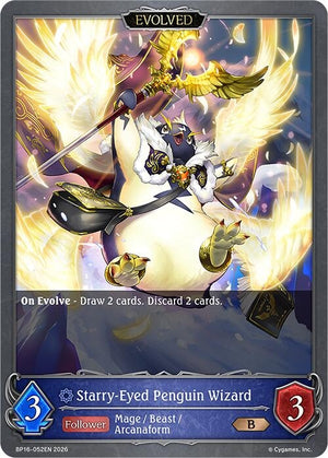 Starry-Eyed Penguin Wizard (Evolved) (BP16-052EN)