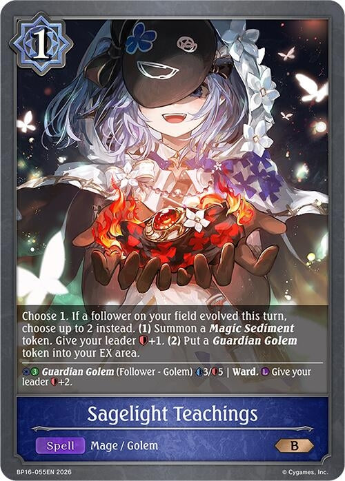 Image for Sagelight Teachings (BP16-055EN) - Shadowverse: Evolve
