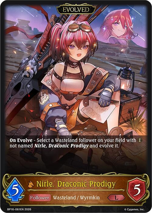 Image for Nirle, Draconic Prodigy (Evolved) (BP16-061EN) - Shadowverse: Evolve