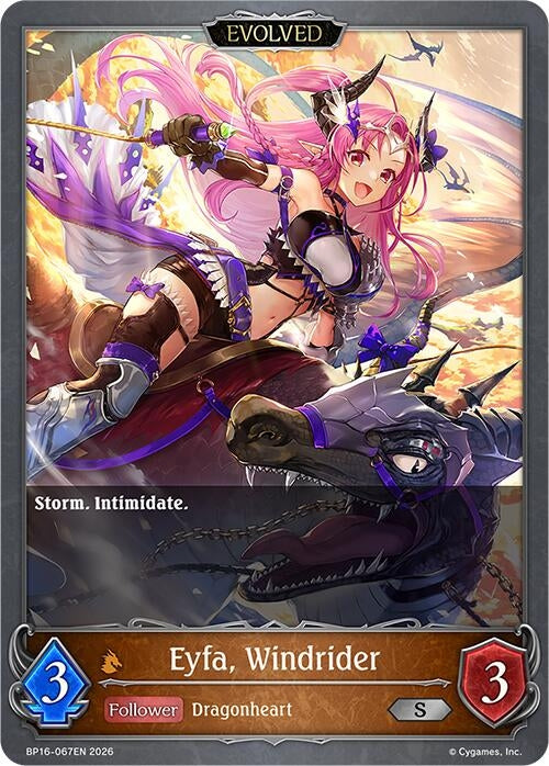 Image for Eyfa, Windrider (Evolved) (BP16-067EN) - Shadowverse: Evolve