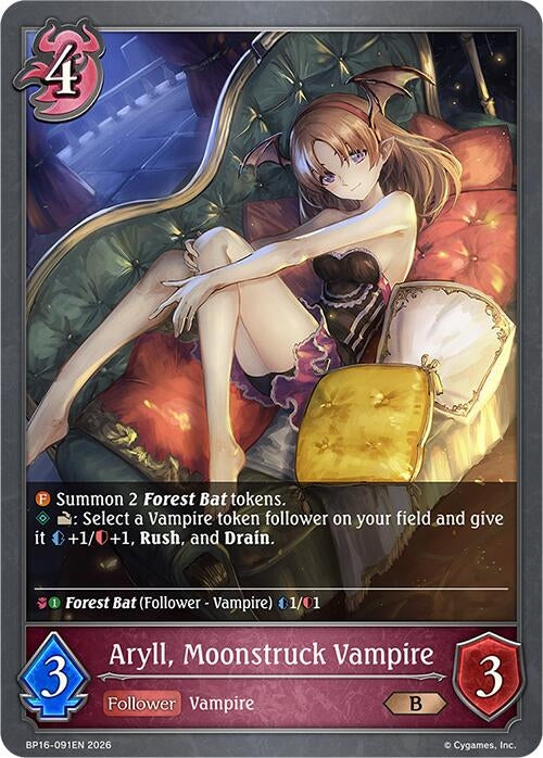 Image for Aryll, Moonstruck Vampire (BP16-091EN) - Shadowverse: Evolve