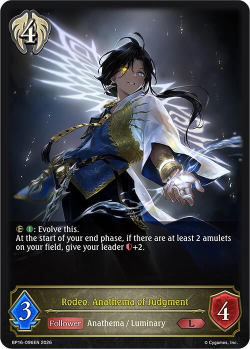 Image for Rodeo, Anathema of Judgment (BP16-096EN) - Shadowverse: Evolve