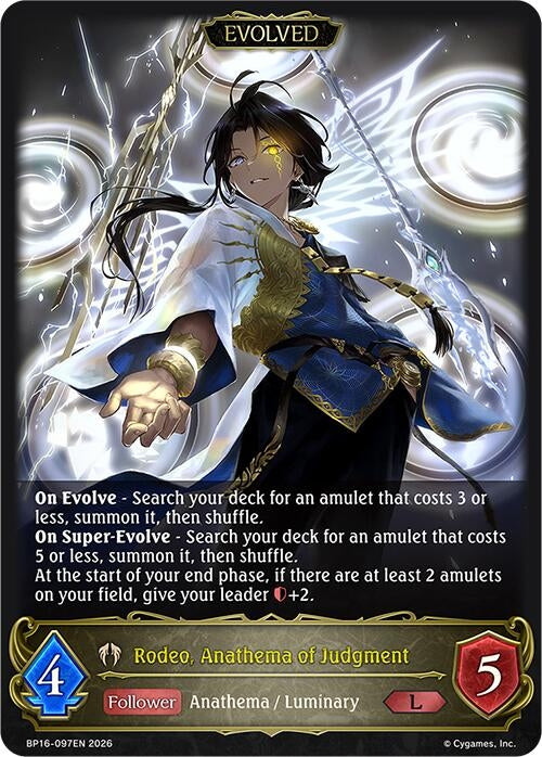 Image for Rodeo, Anathema of Judgment (Evolved) (BP16-097EN) - Shadowverse: Evolve
