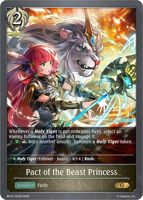 Image for Pact of the Beast Princess (BP16-102EN) - Shadowverse: Evolve