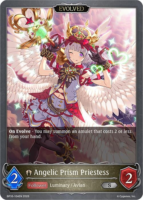 Image for Angelic Prism Priestess (Evolved) (BP16-104EN) - Shadowverse: Evolve