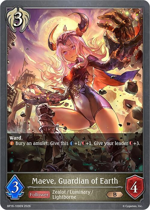 Image for Maeve, Guardian of Earth (BP16-109EN) - Shadowverse: Evolve