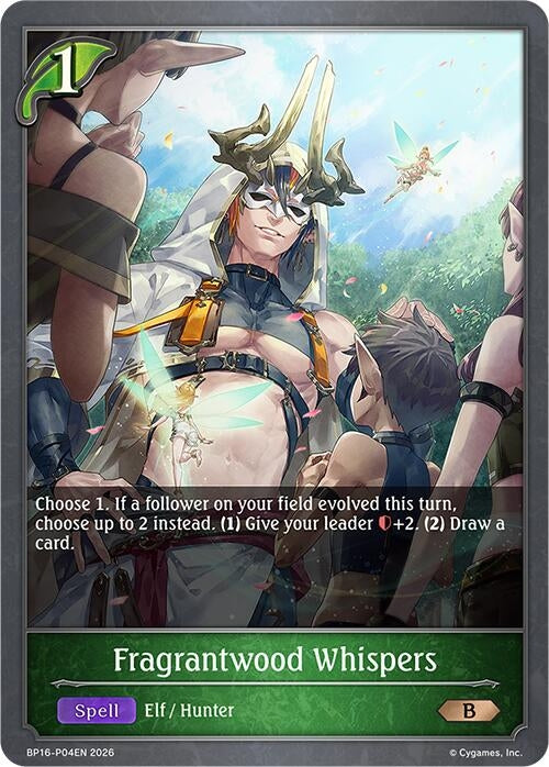 Image for Fragrantwood Whispers - P04 (Foil) (BP16-P04EN) - Shadowverse: Evolve
