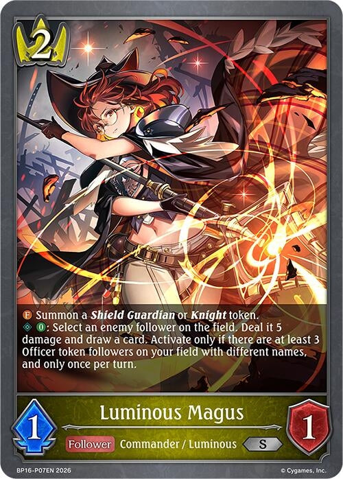 Image for Luminous Magus - P07 (Foil) (BP16-P07EN) - Shadowverse: Evolve