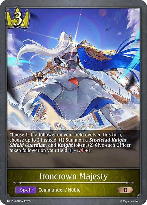 Image for Ironcrown Majesty - P08 (Foil) (BP16-P08EN) - Shadowverse: Evolve